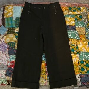 Olive green Tory Burch, sailor pants size 14